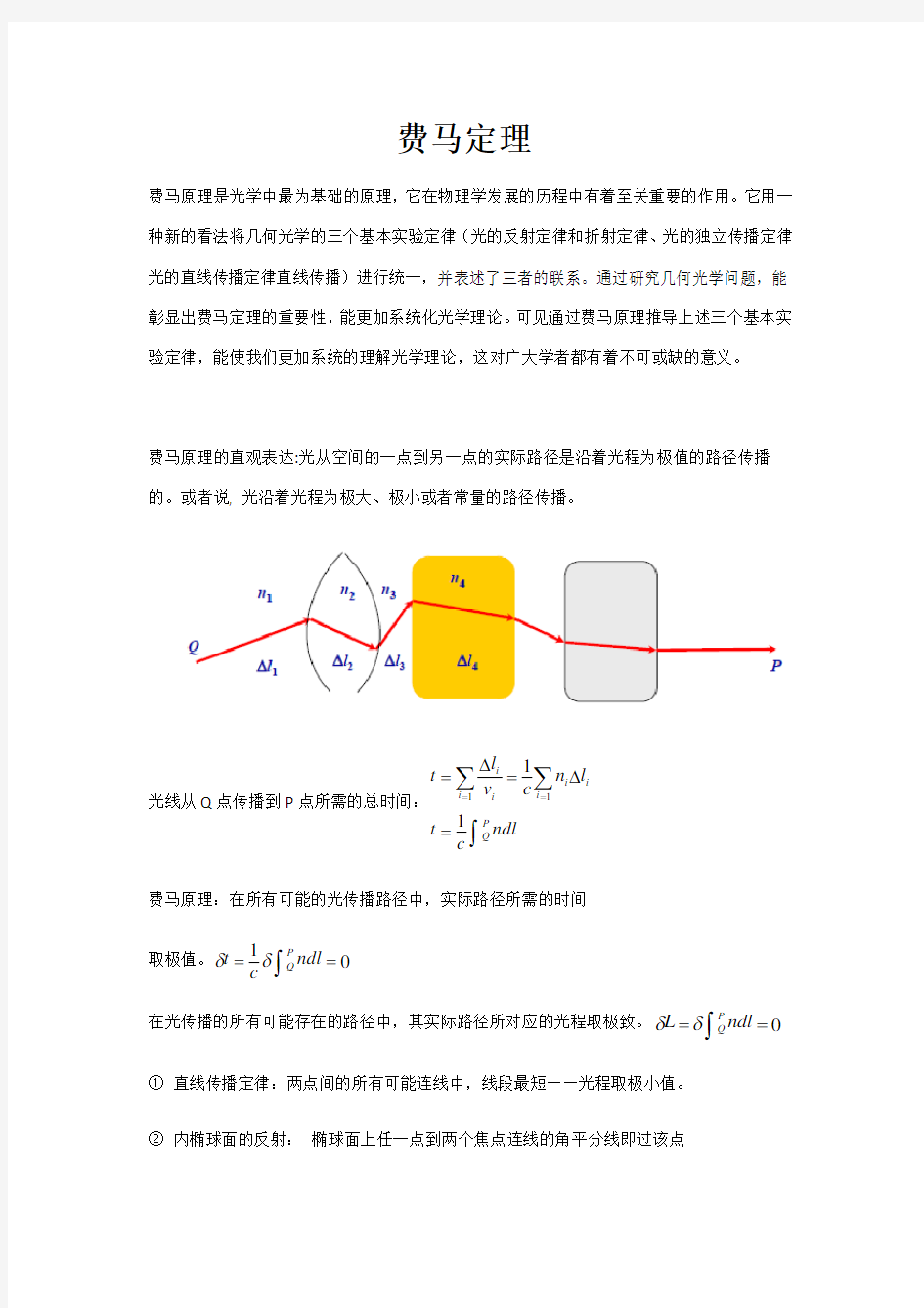 费马定理介绍