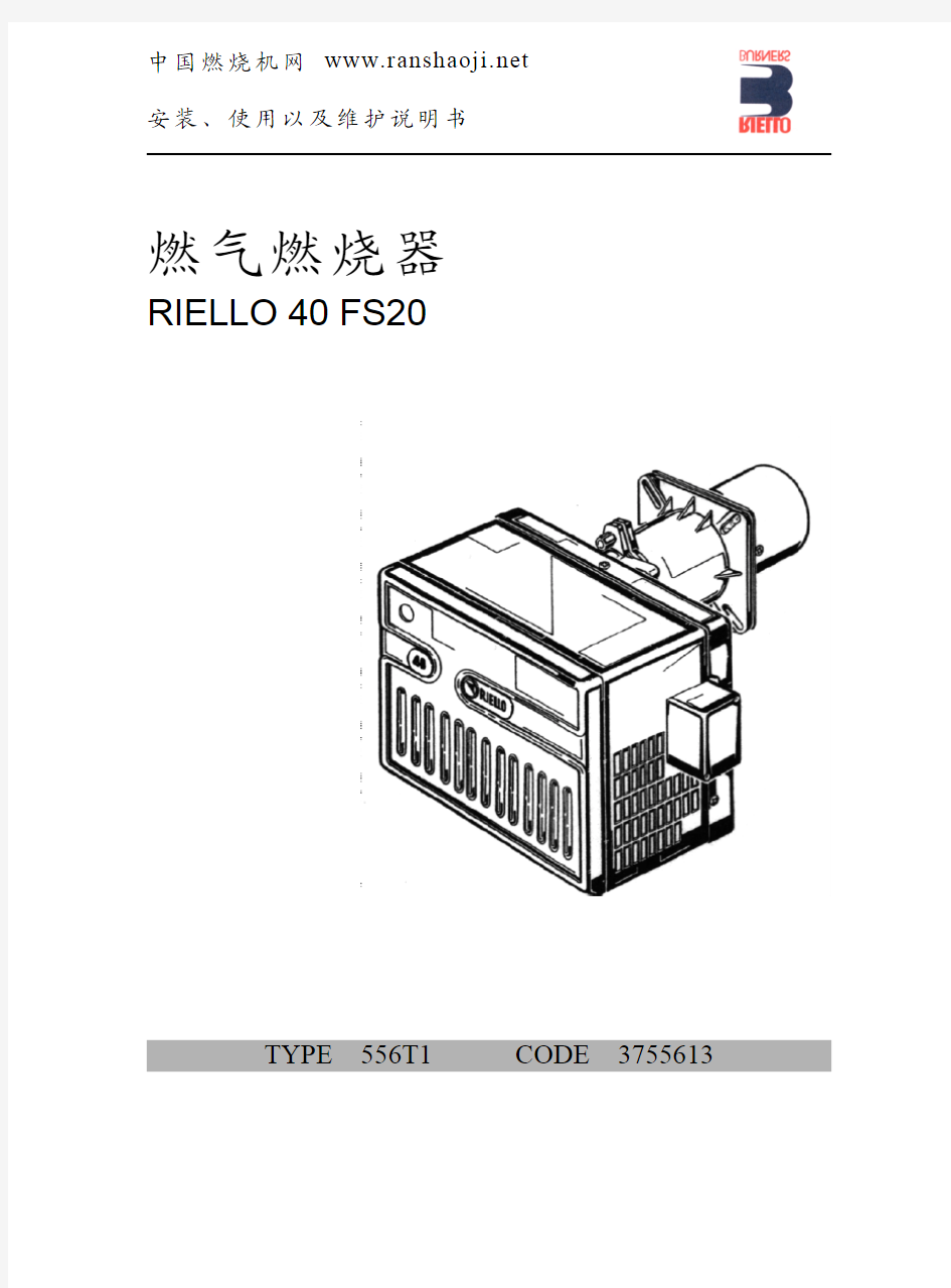 利雅路燃气燃烧器FS 20说明书下载