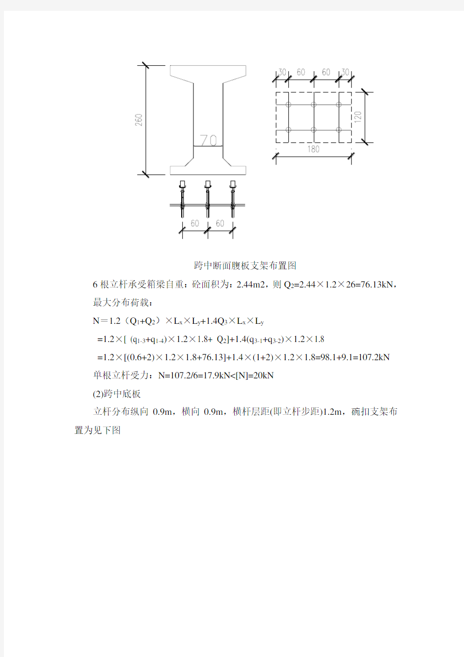 碗扣支架计算书