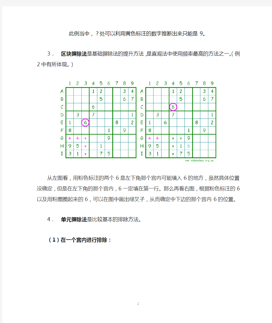 简单实用的数独技巧