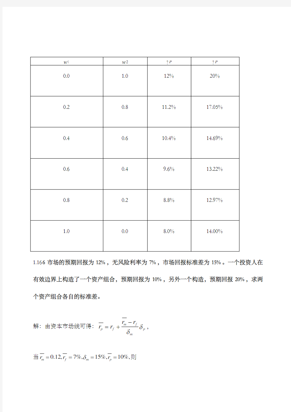 风险管理与金融机构第二版课后习题答案+ 修复的 