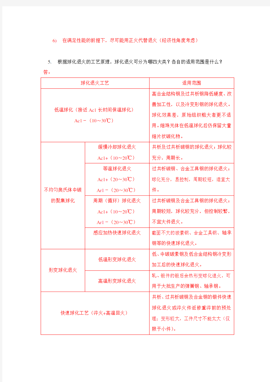 金属热处理原理及工艺习题二(参考答案)