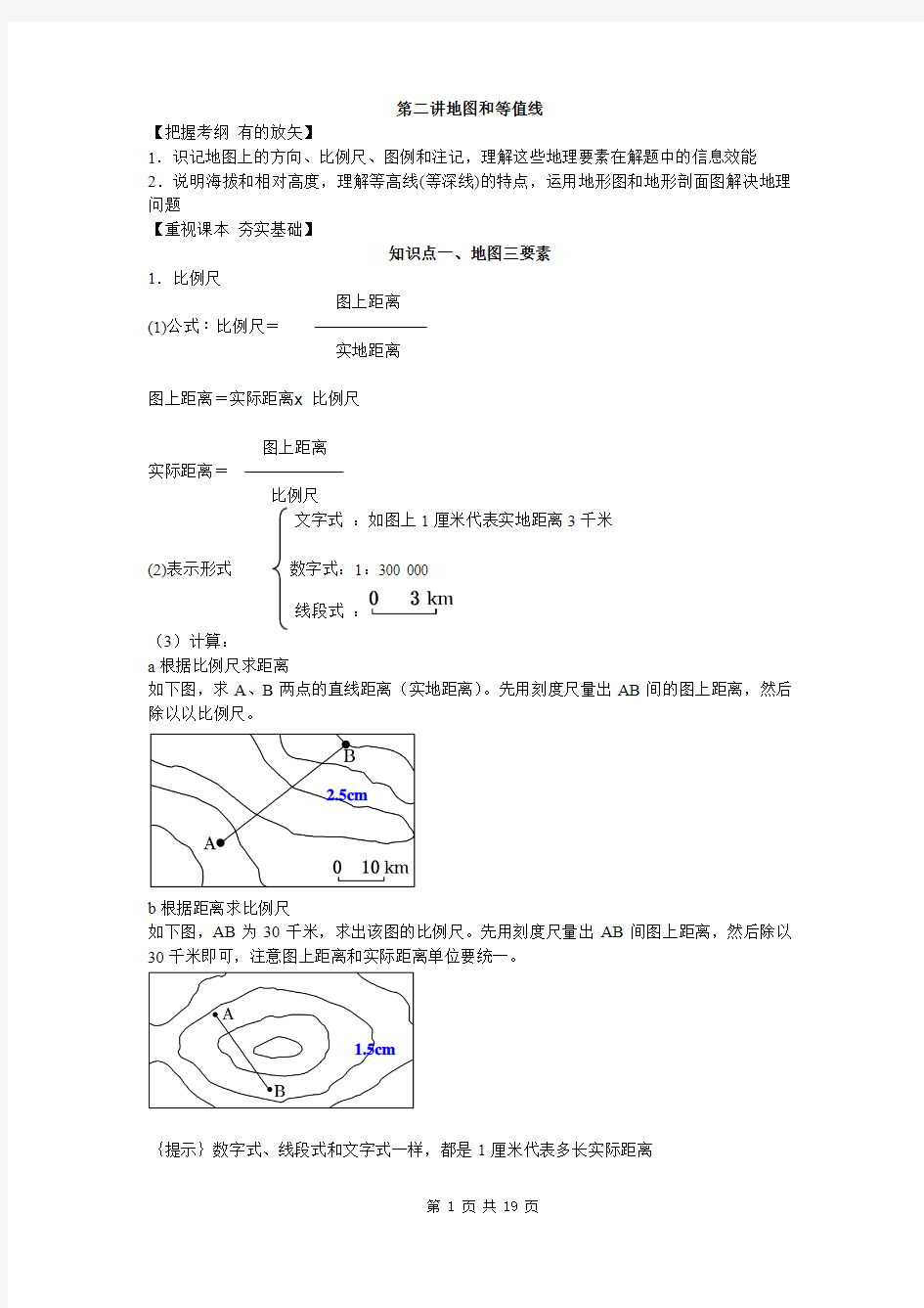 第二讲地图和等值线汇总