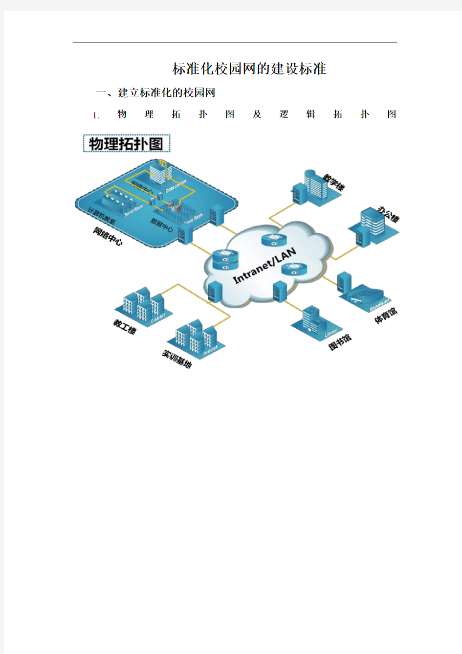 标准化校园网建设标准