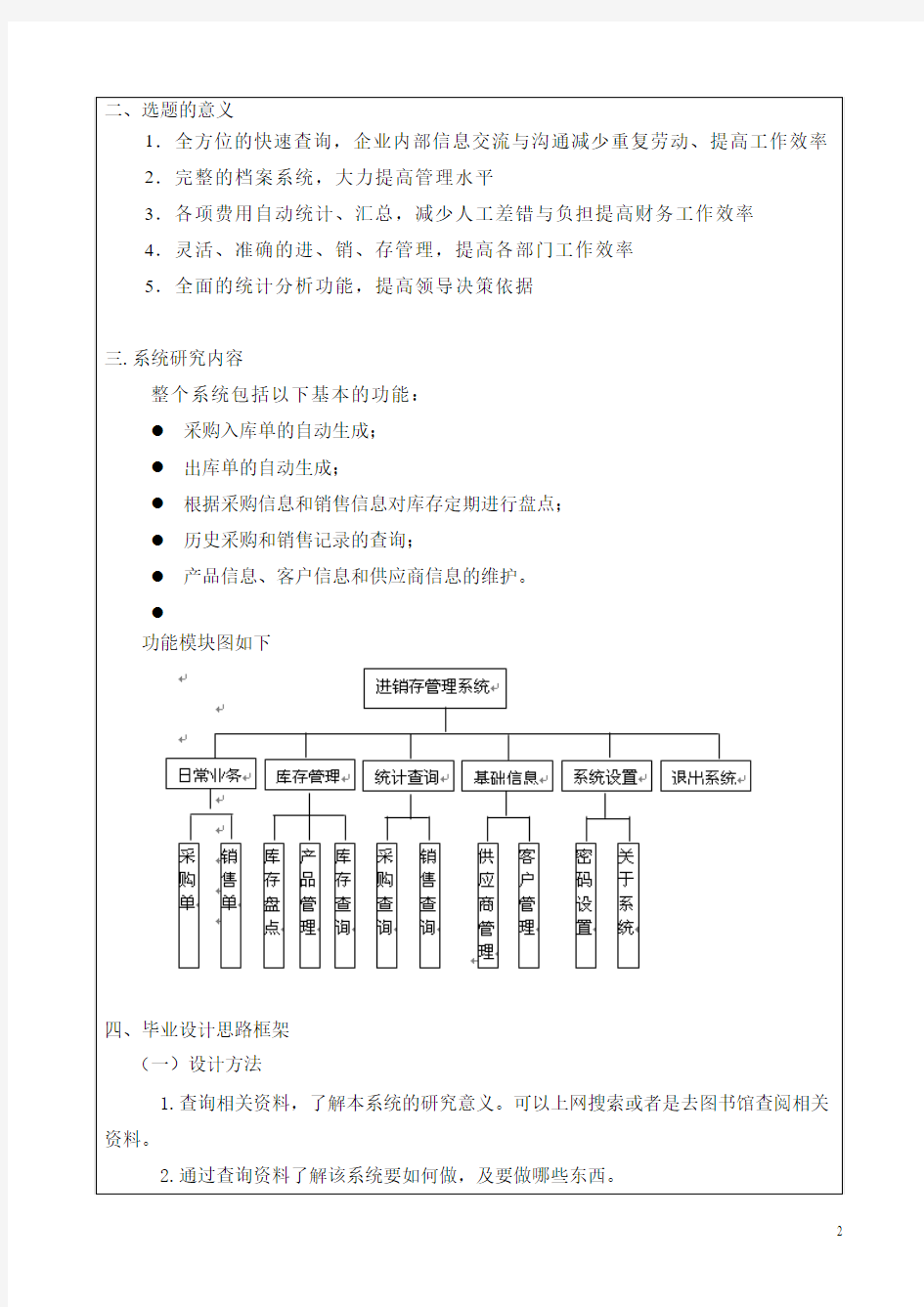 进销存管理系统毕业 设计论文