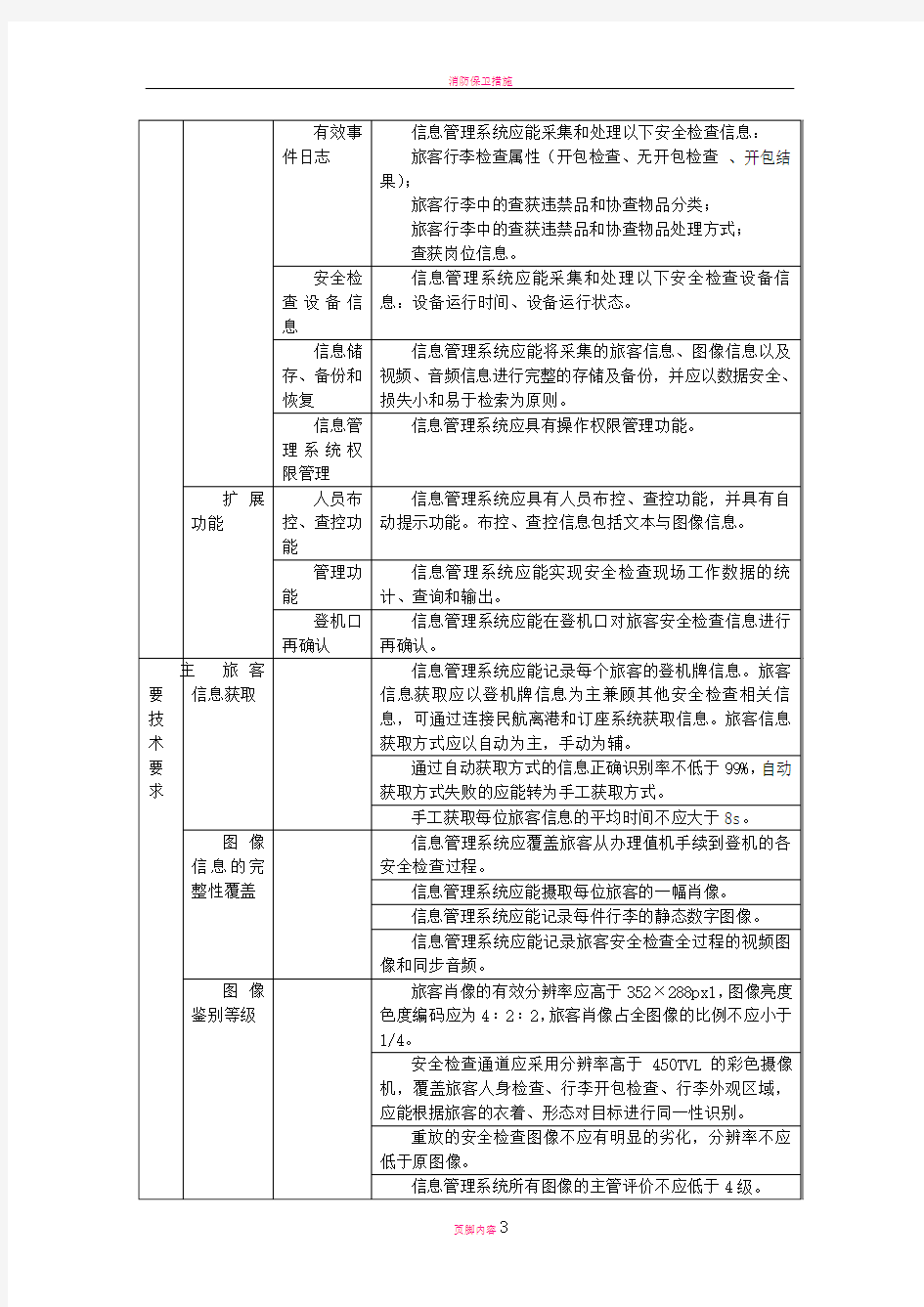 机场安检信息管理系统要求