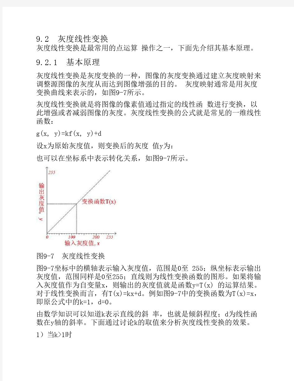 VC++数字图像处理源程序及详解之2(灰度线性变换)