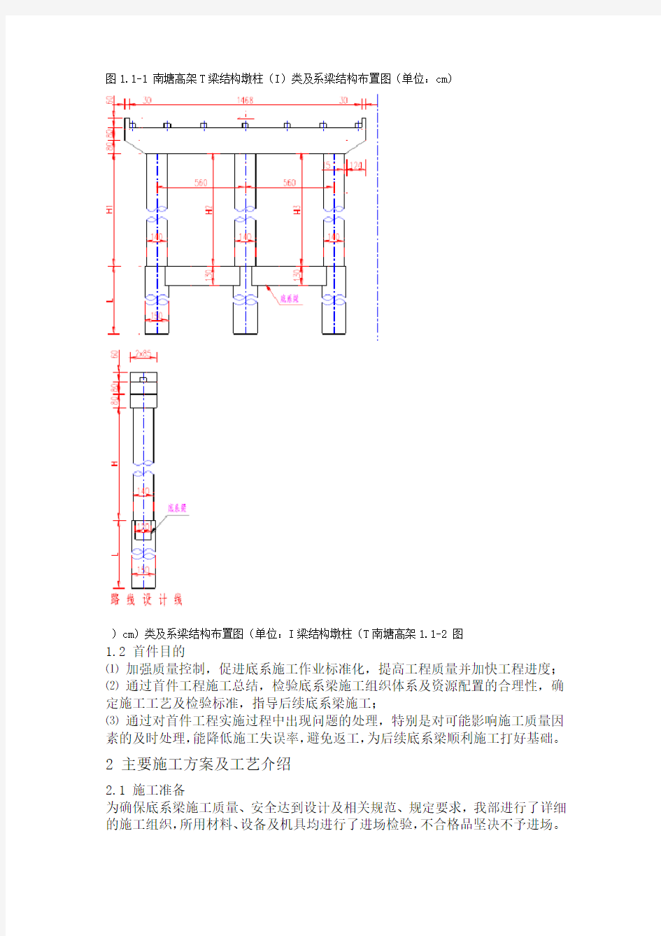 地系梁首件施工总结