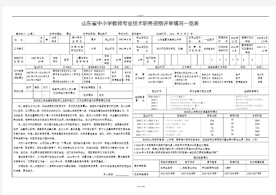 2020山东省中小学教师专业技术职务资格评审情况一览表[001]