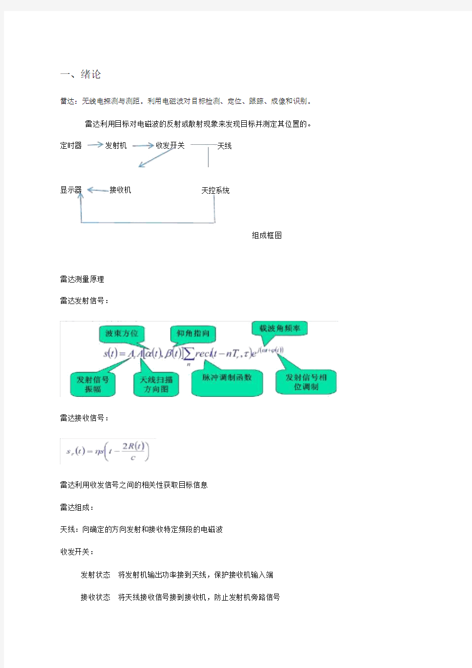 雷达原理.doc