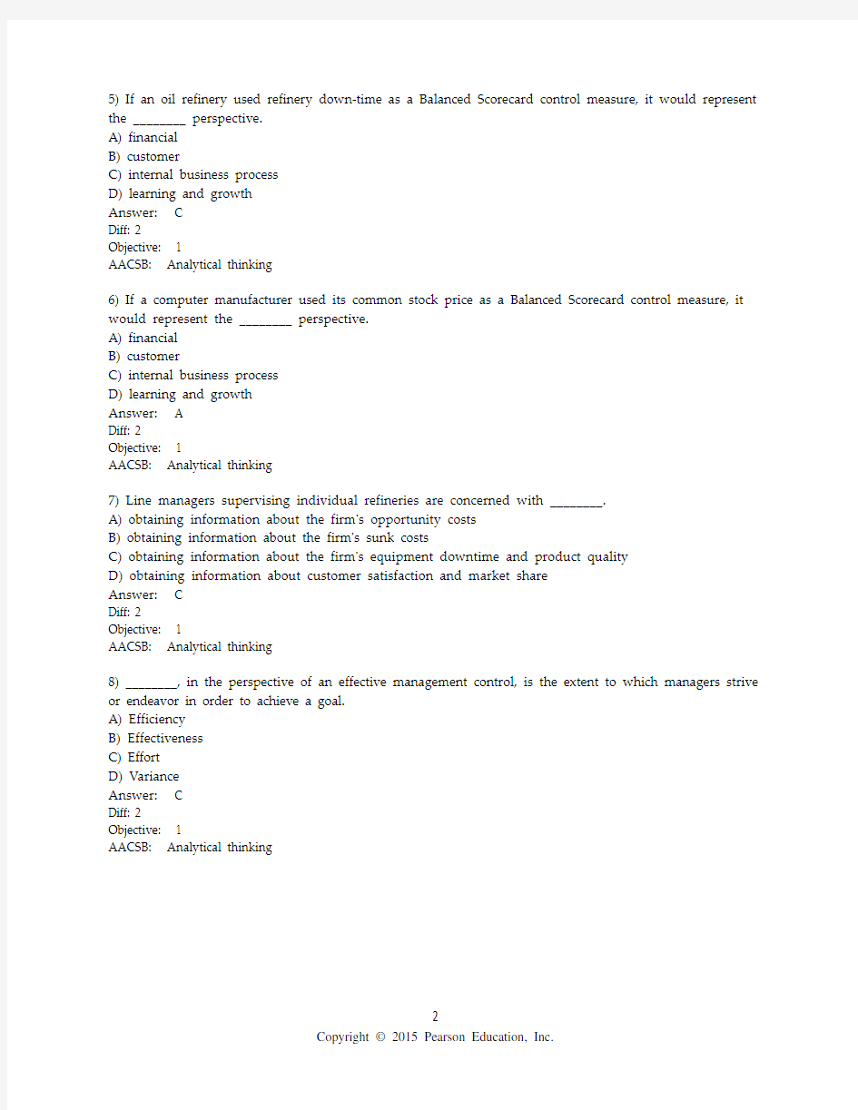 cost accounting test bank chapter 22