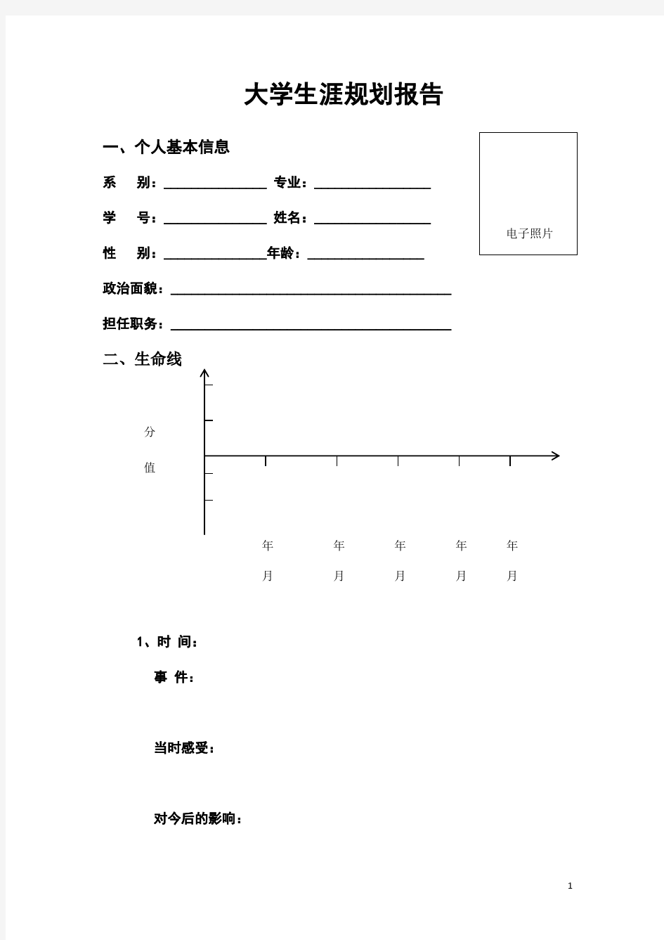 个人职业生涯规划报告(范文)