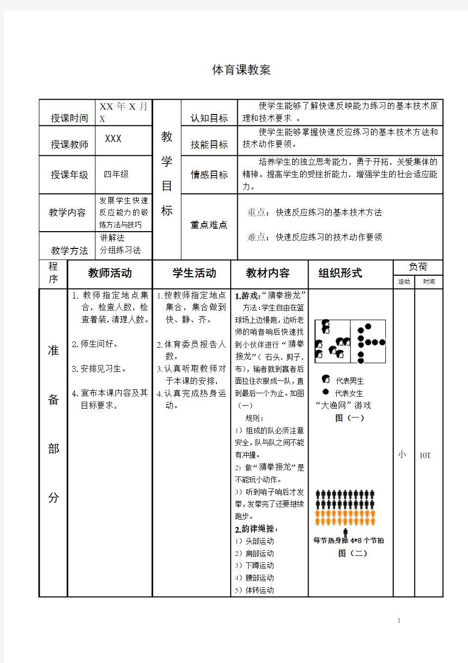 发展学生快速反应能力的锻炼方法与技巧