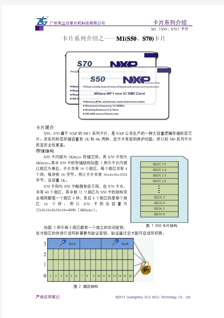 卡片系列介绍之——M1_S50、S70_卡片