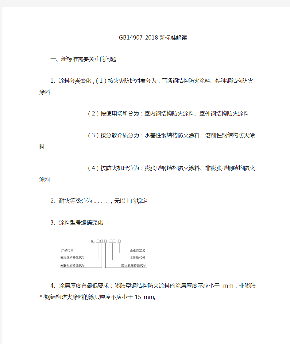 GB防火涂料新标准解读