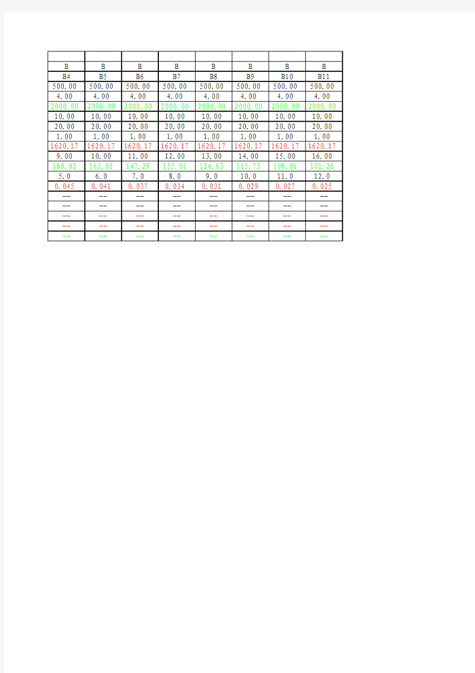 FM200灭火设计计算