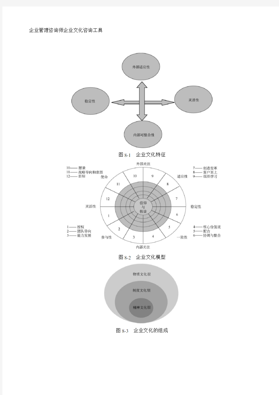 企业管理咨询师企业文化咨询工具
