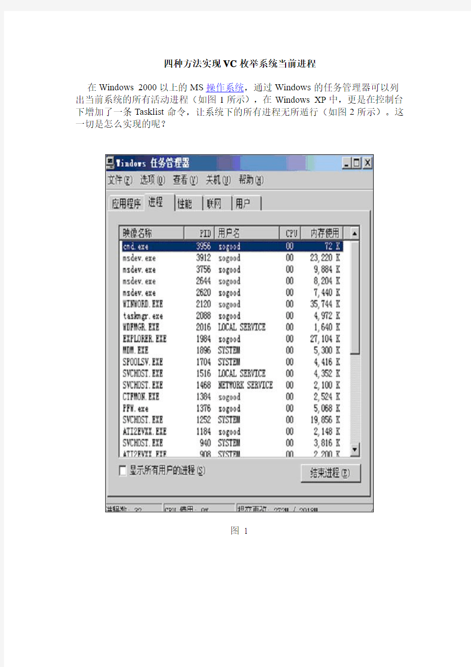 操作系统课程设计参考