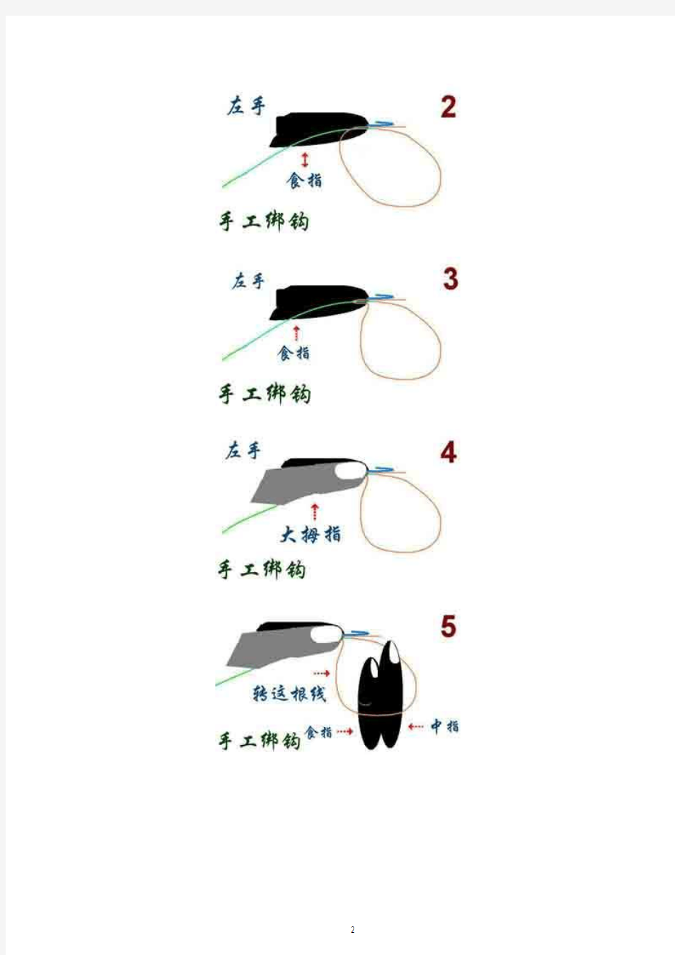 绑鱼钩的几种方法