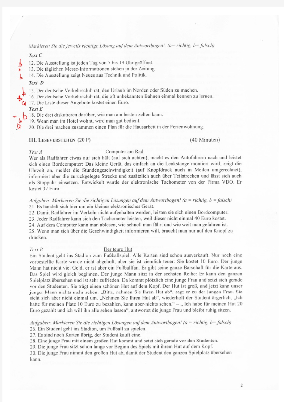 德语专业四级 试题 PGG_2002