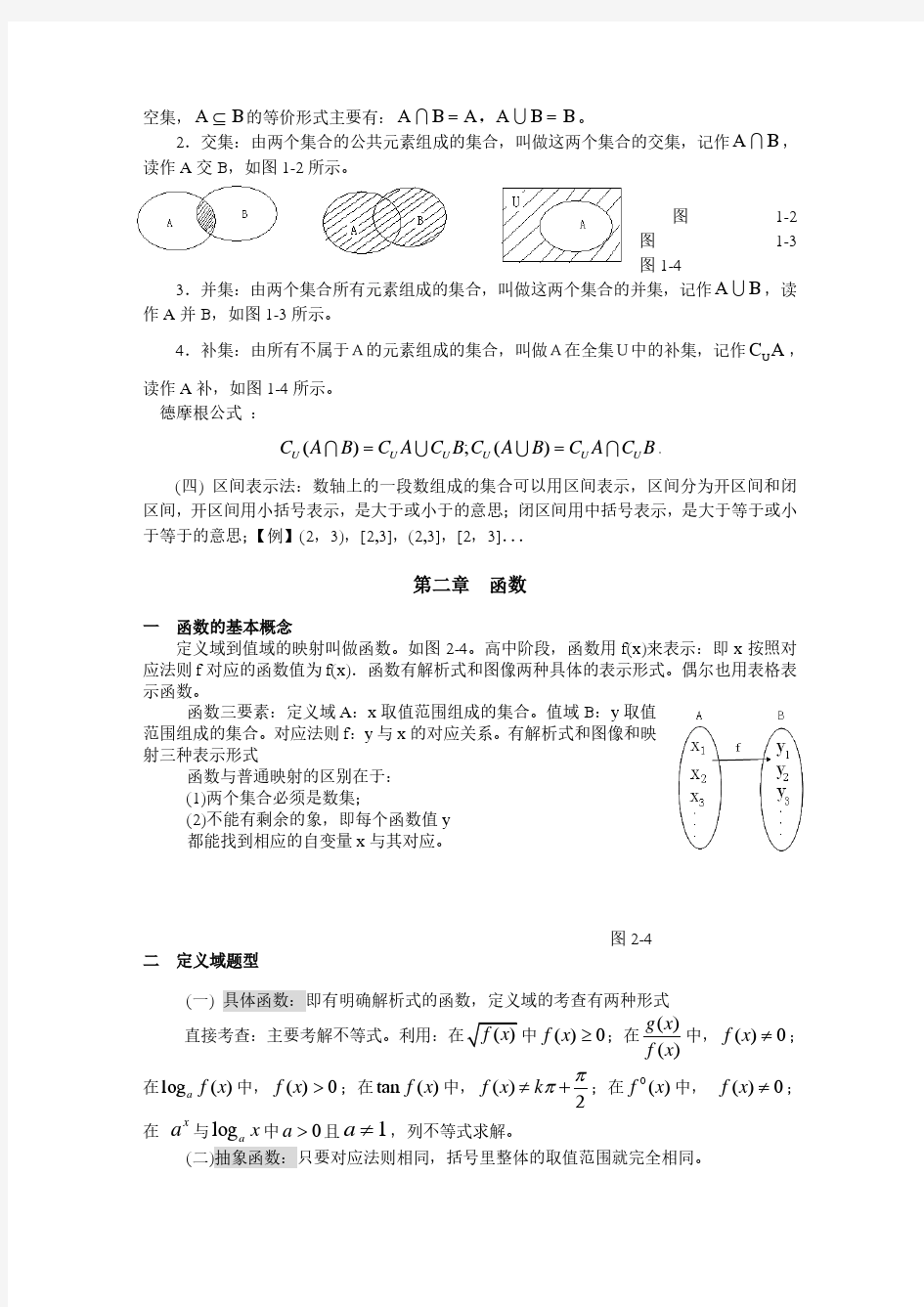 上海高考数学复习全套讲义