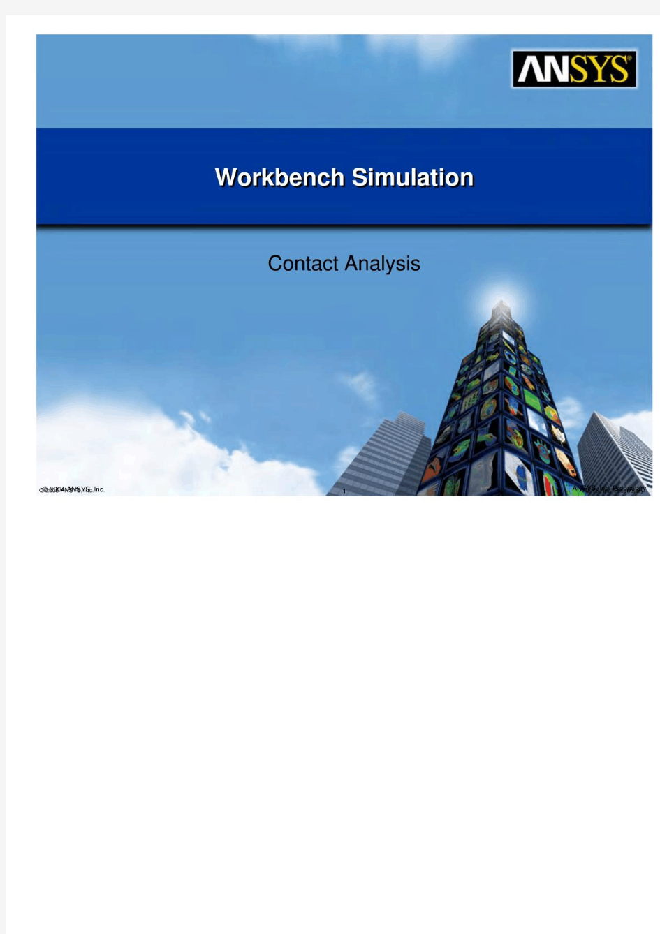 ansys_workbench_螺栓_接触分析