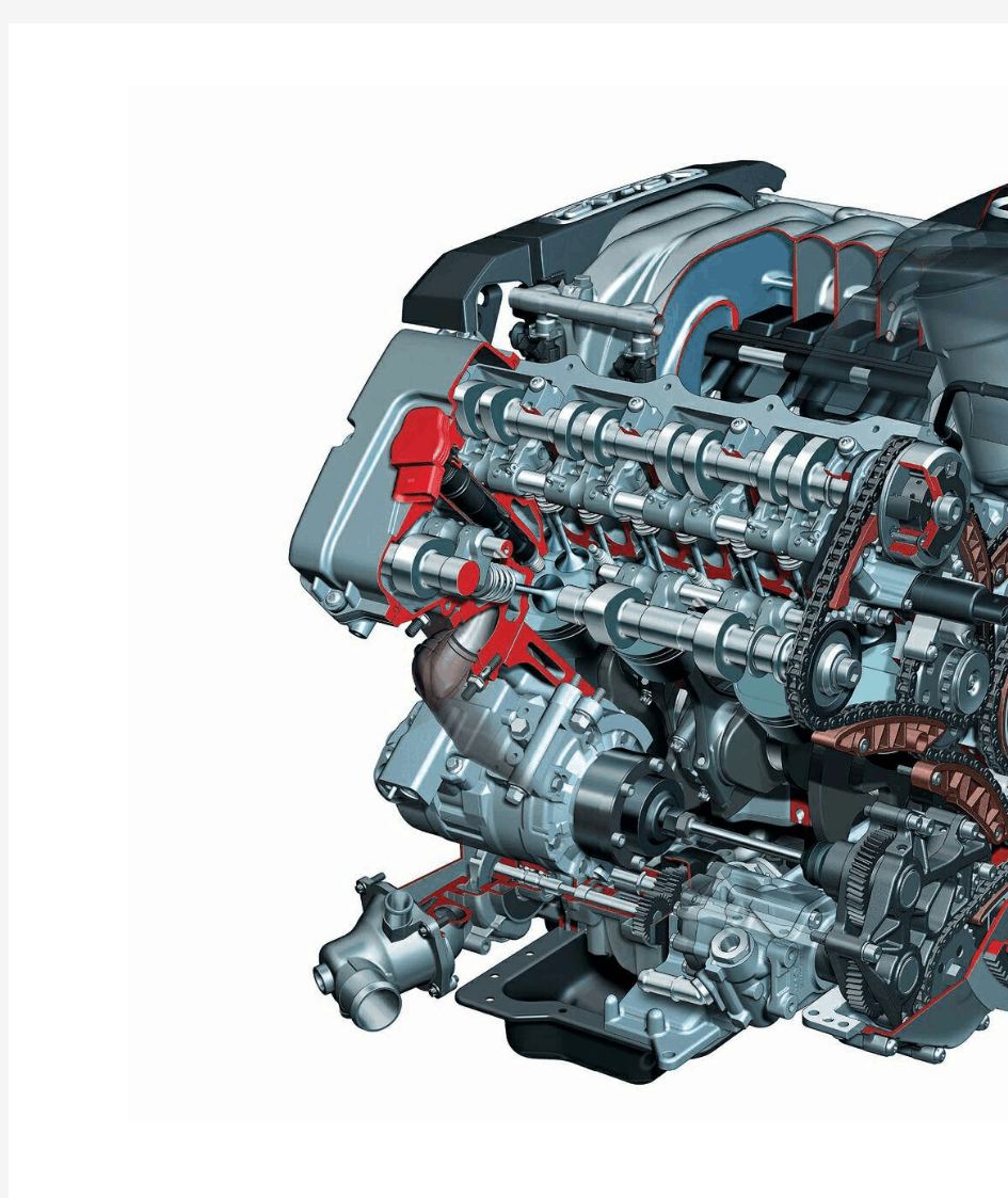 各种汽车发动机的剖开结构图