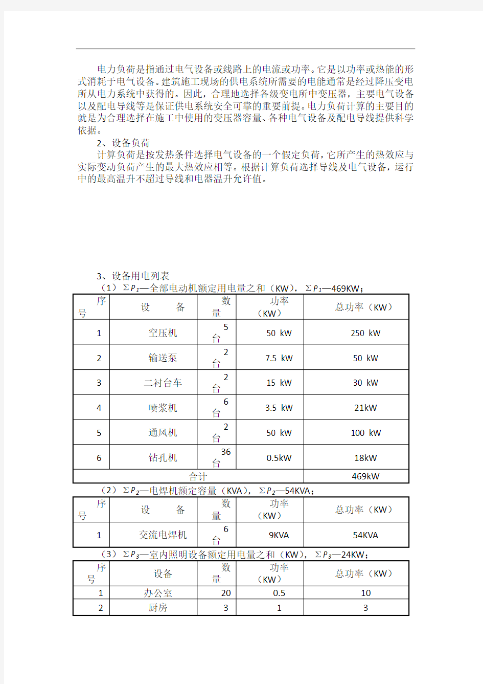 临时用电方案(正式)