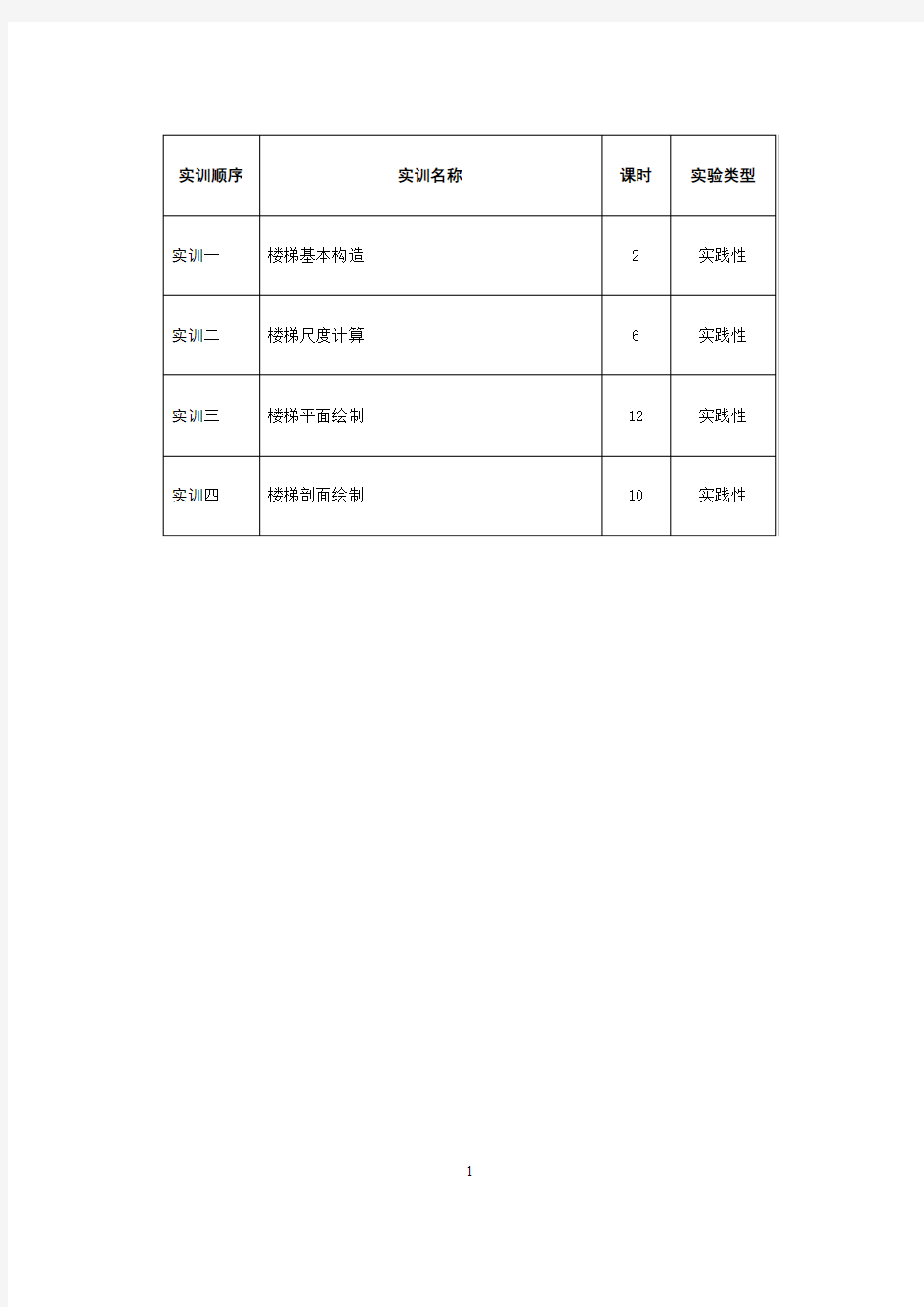 房屋建筑学实训指导书