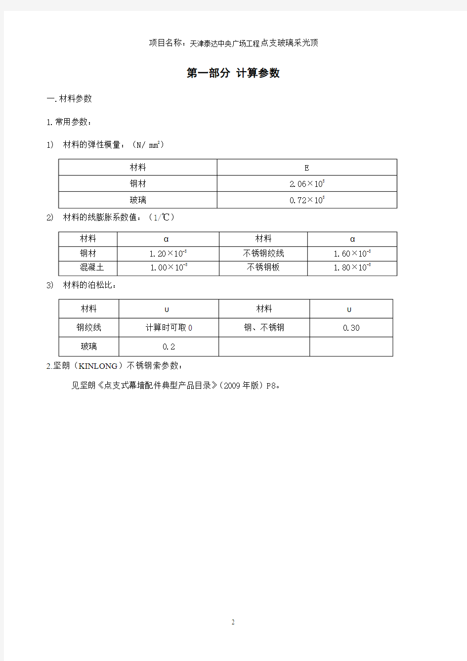 天津泰达工程采光顶结构计算书(sap2000在索结构中的应用)