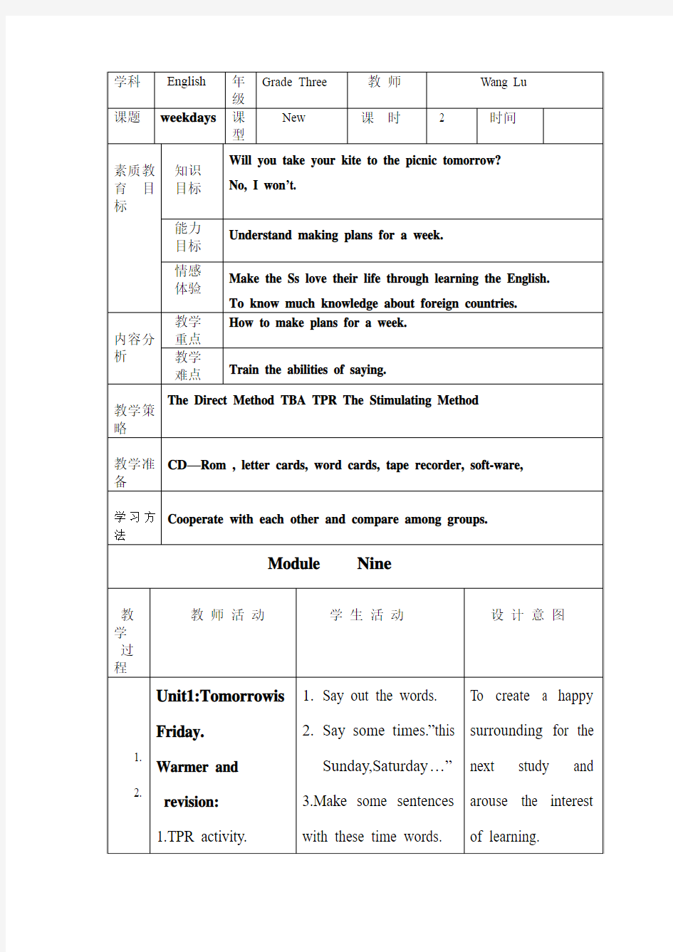 Module 9 Unit 1-2 Book 6