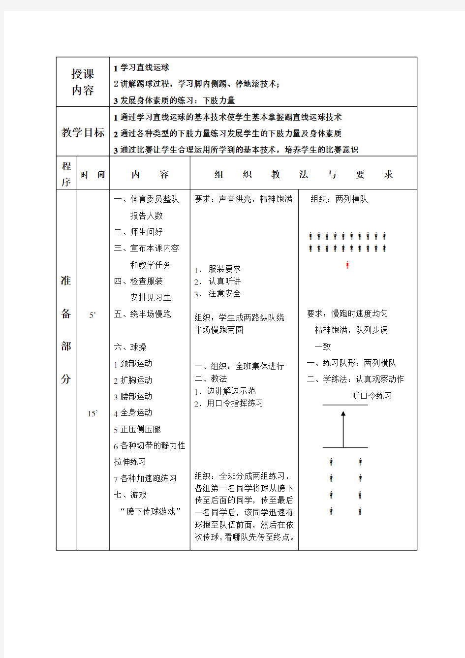 小学足球课教案全集(完整资料).doc