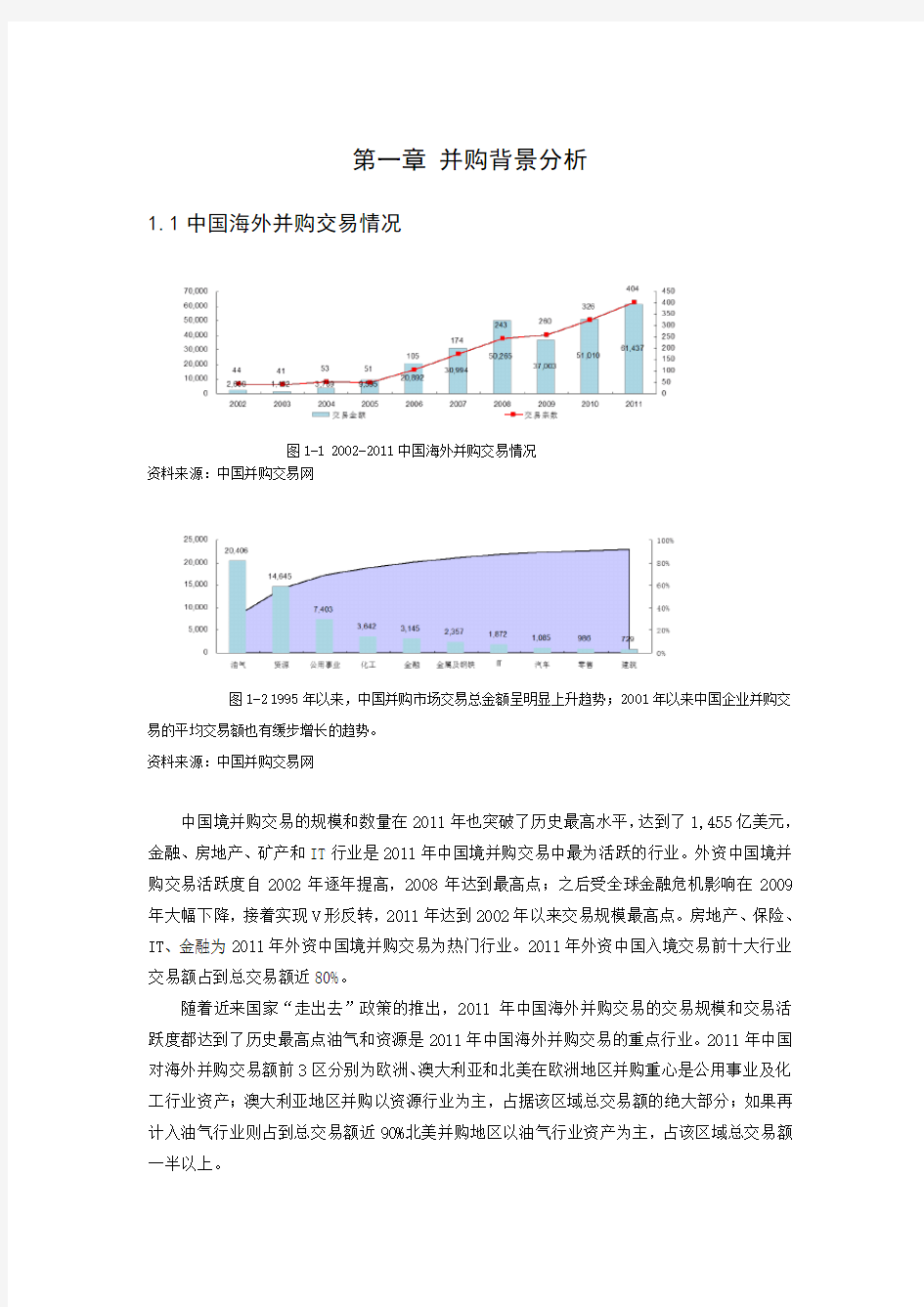 双汇并购史密斯菲尔德案例分析