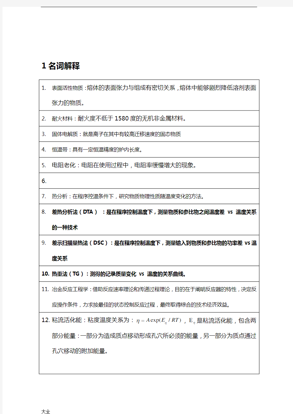 《冶金物理化学研究方法》精彩试题库(2)