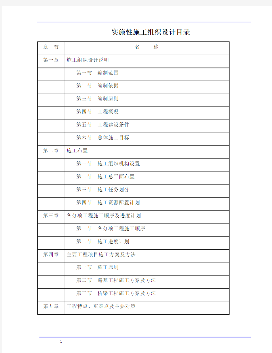 桥梁施工组织设计