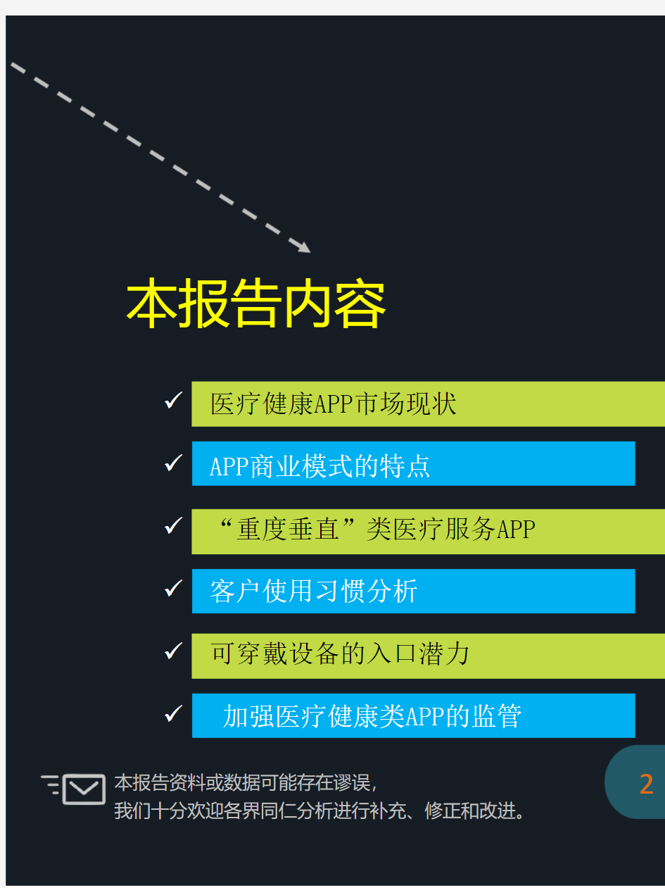 中国医疗健康类APP商业模式报告