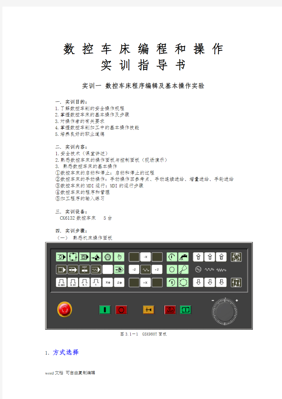 数控机床操作面板图文详解[1]