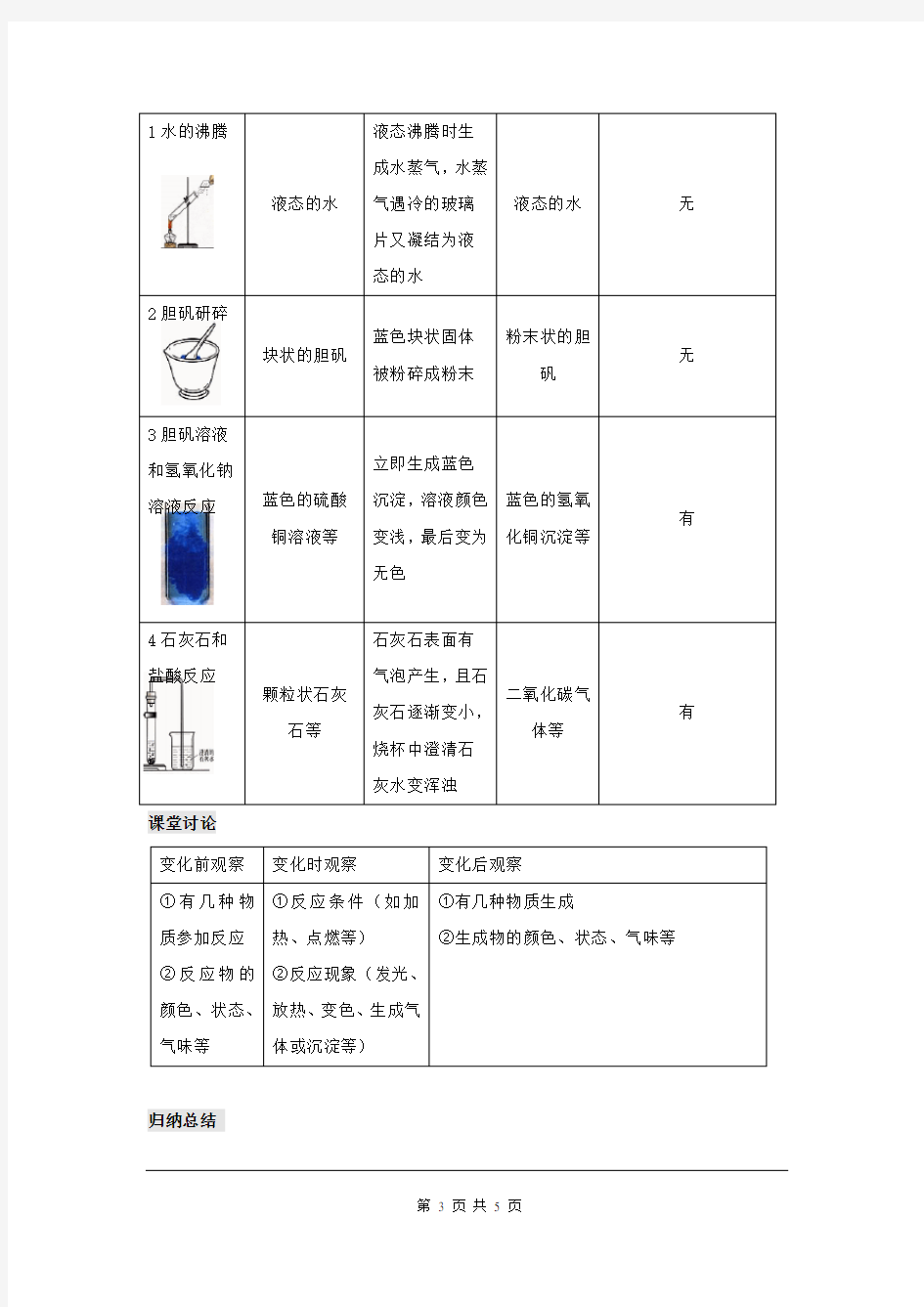 人教版九年级化学上册全册教案