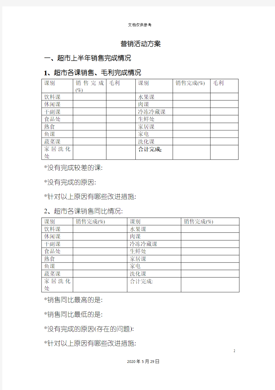 营销评估活动方案