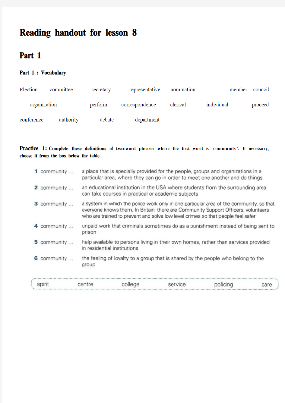 8基础雅思阅读课件matching features