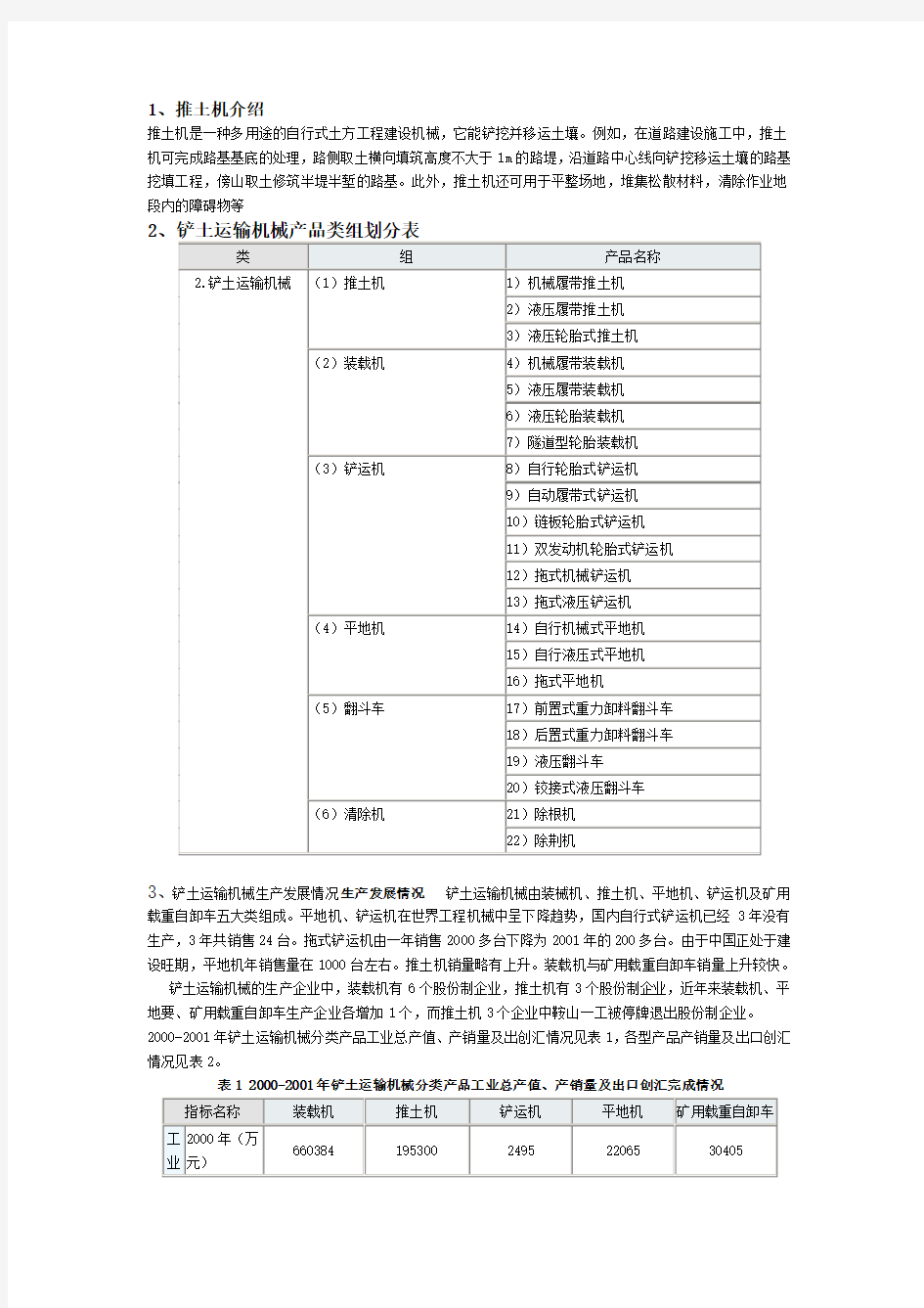 推土机介绍