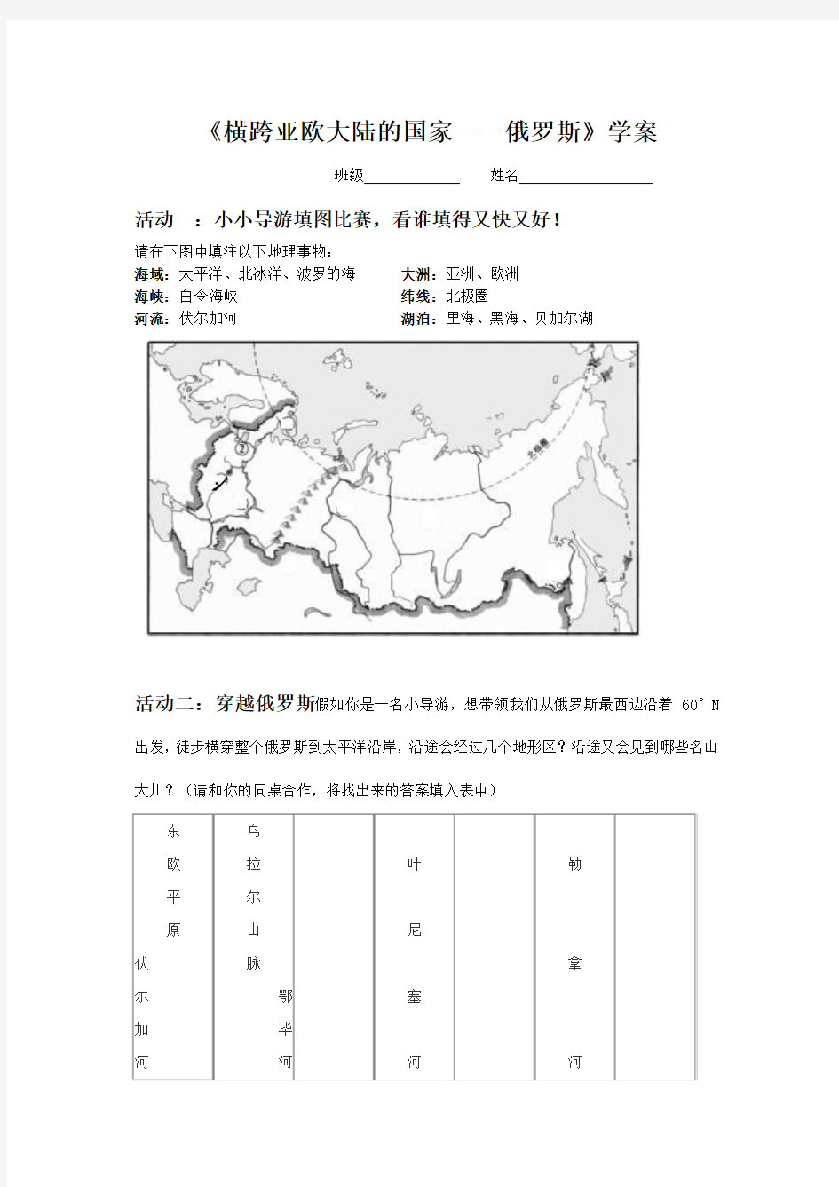 俄罗斯学案[1]