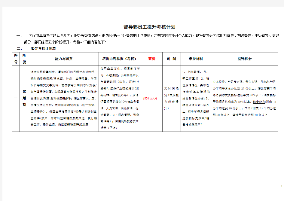 督导提升方案