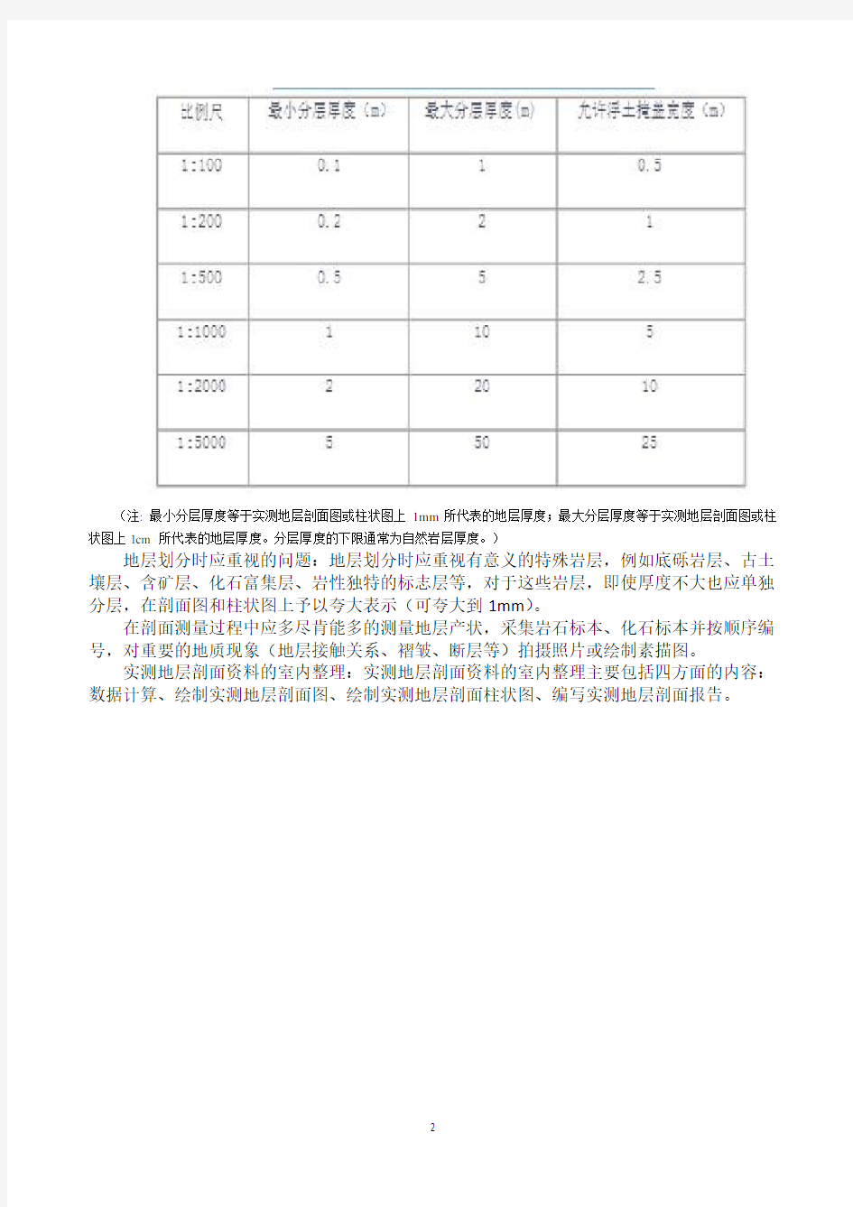 地质填图步骤