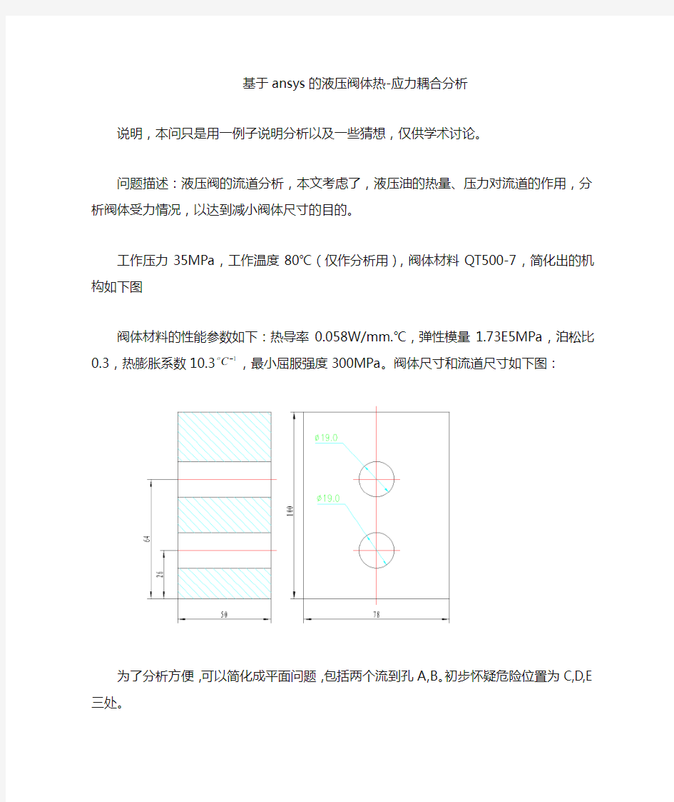 阀体ansys分析