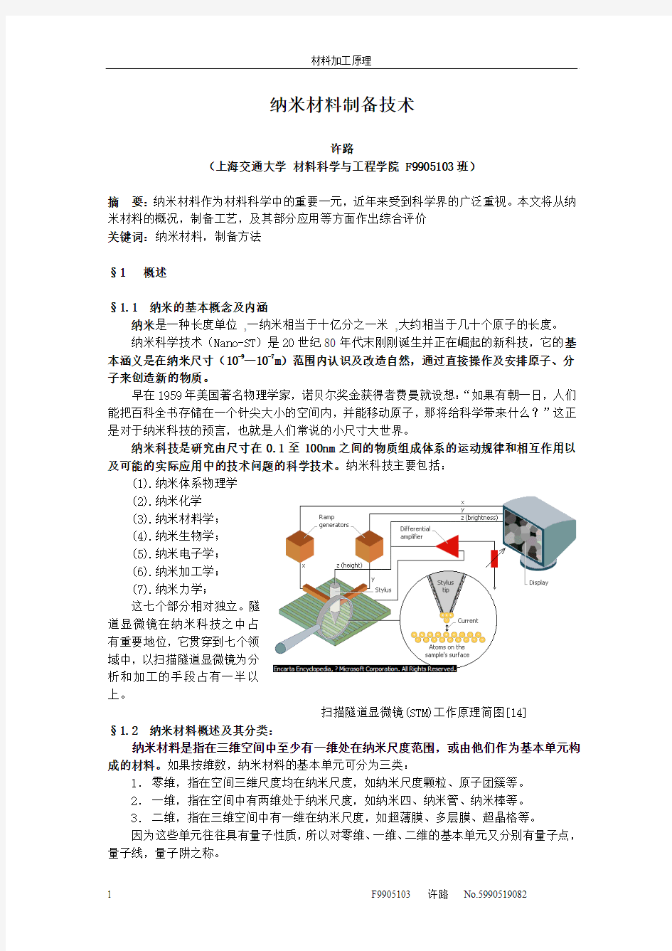 纳米材料制备技术