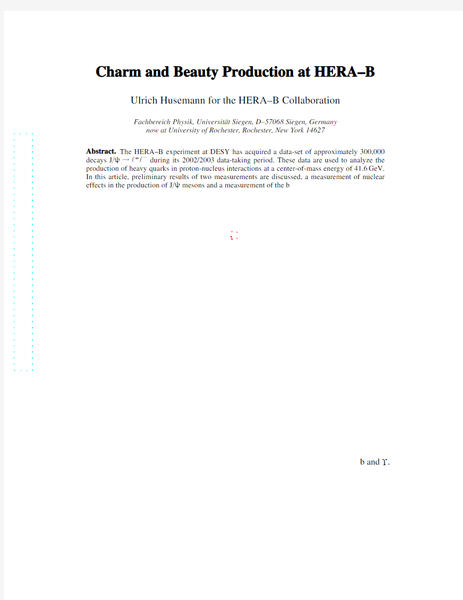 Charm and Beauty Production at HERA-B