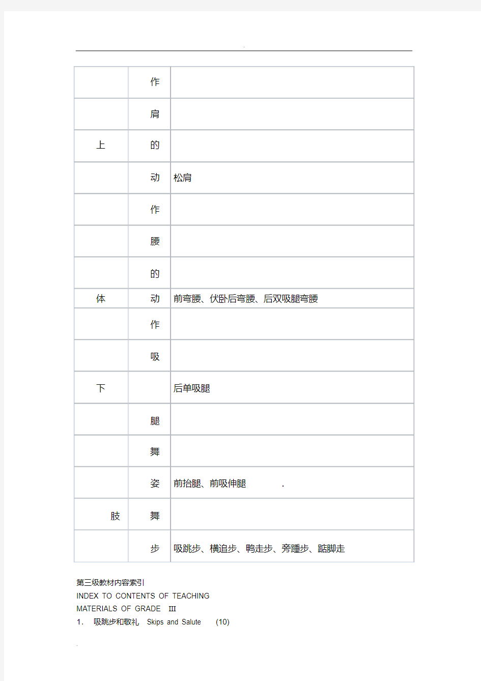 中国舞等级考试教材第三级(图文)