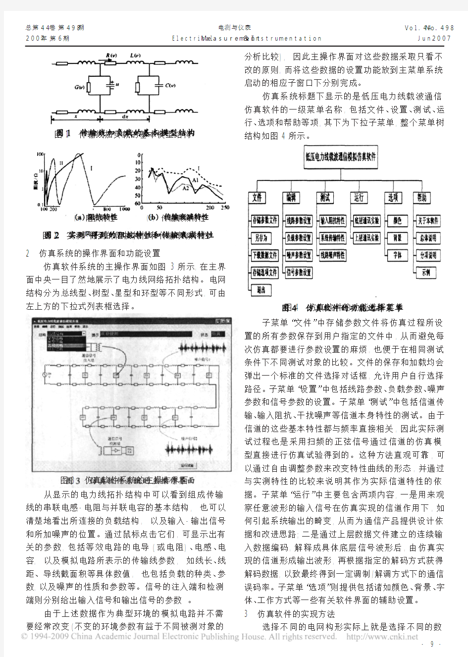 低压电力线载波通信的仿真软件开发