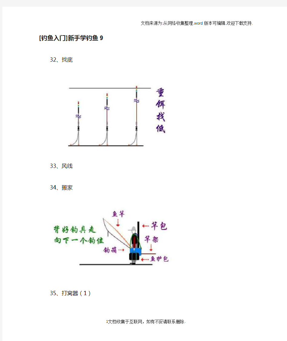 钓鱼入门新手学钓鱼9